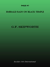 Emerald Rain on Black Temple piano sheet music cover
